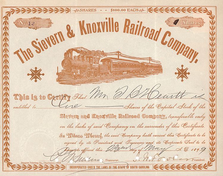Sievern and Knoxville Railroad