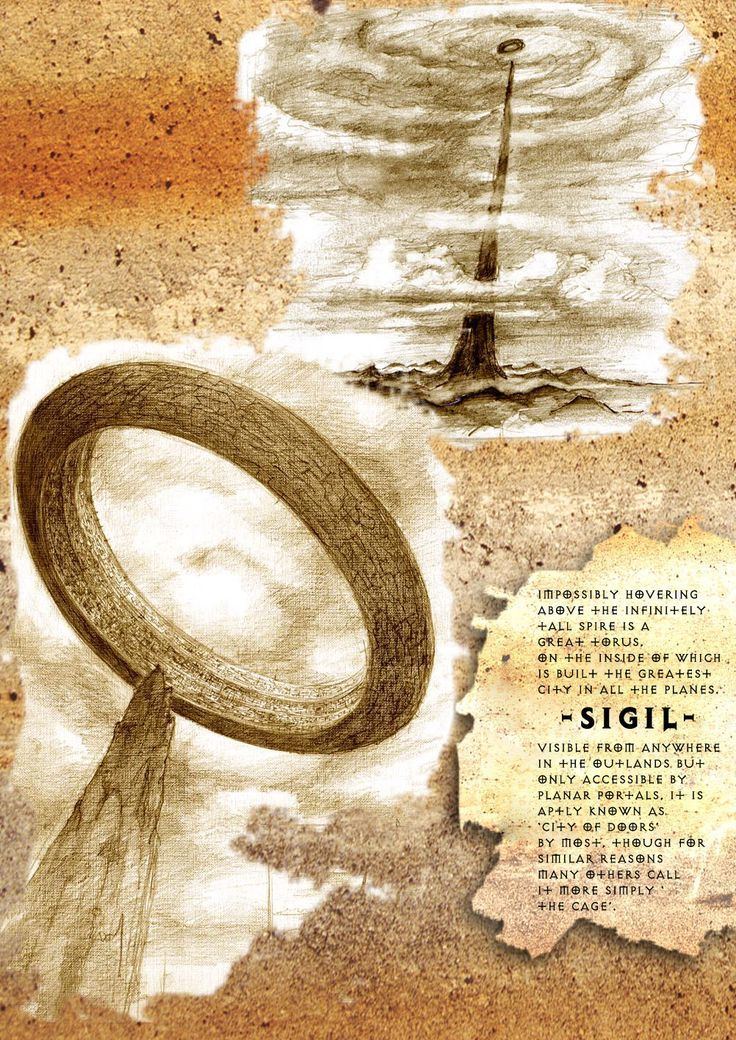 Sigil (Dungeons & Dragons) 1000 images about Planescape on Pinterest Rpg Monsters and Boys