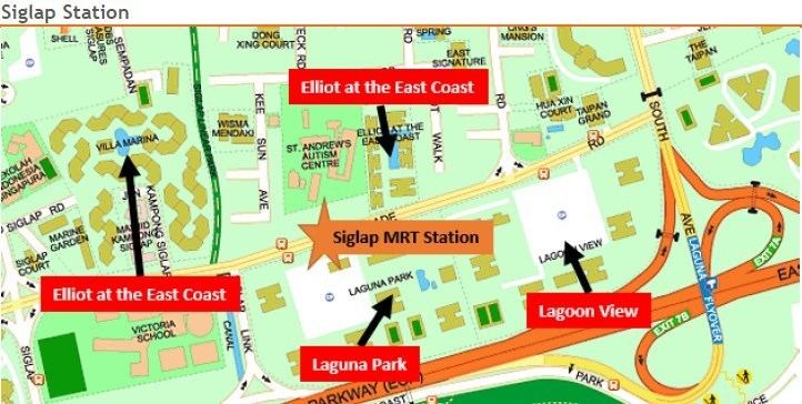 Siglap MRT Station Which projects will benefit from the ThomsonEast Coast Line TEL