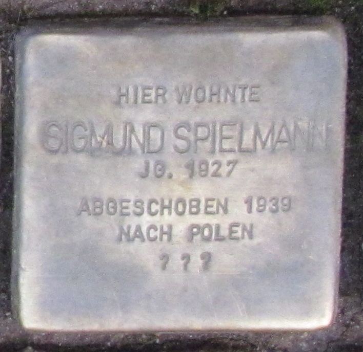 Sigmund Spielmann DateiStolpersteine in Ettlingen Sigmund Spielmann Marktstr 6 fcm