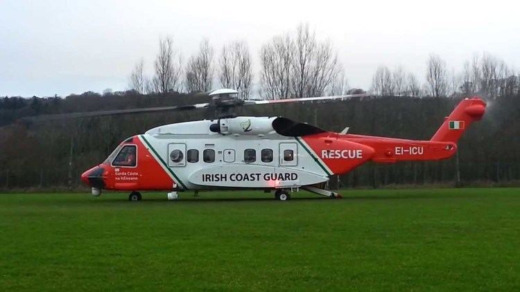 Sikorsky S-92 Sikorsky S92 Starting Up Irish Coast Guard YouTube