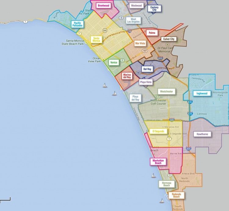 Silicon Beach Beach Communities By Map Silicon Beach Properties