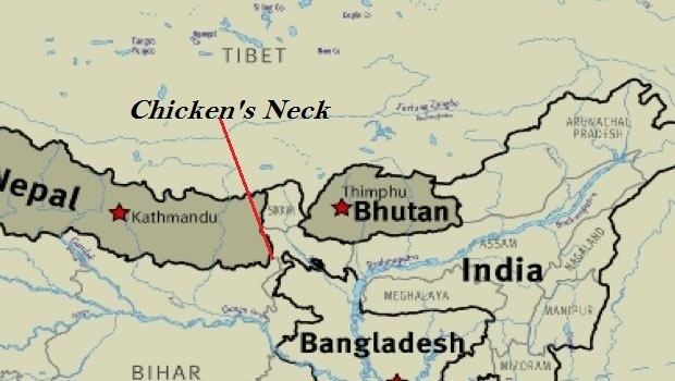 Siliguri Corridor factzztk 194 Amazing Facts about International Border of India