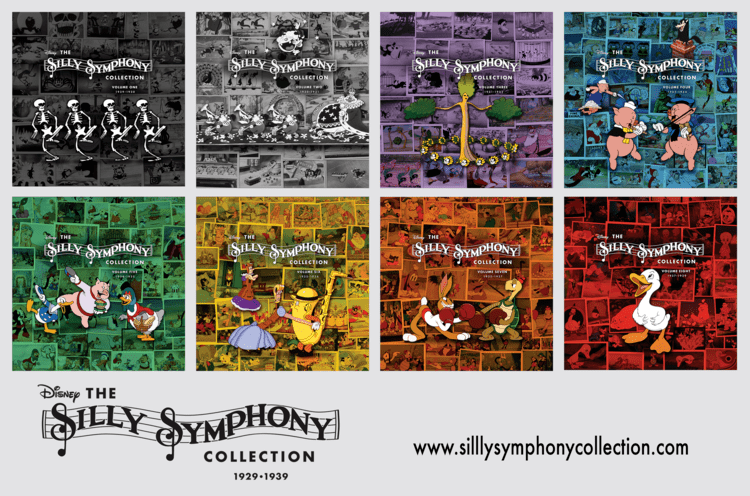 Silly Symphony All the covers for The Silly Symphony Collection revealed Fairfax