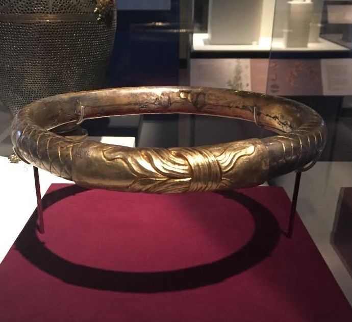 Silver and gold diadem from the tomb of Philip II