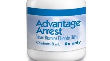 Silver diammine fluoride Advantage Arrest Silver Diamine Fluoride 38 available in the United