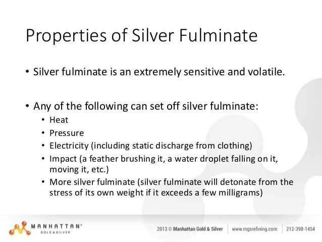 Silver fulminate Silver Fulminate