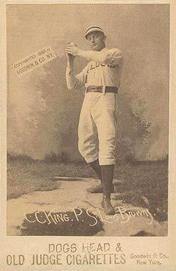 Silver King (baseball) 1888 Old Judge Cabinets Silver King 2672 Baseball Card Value Price