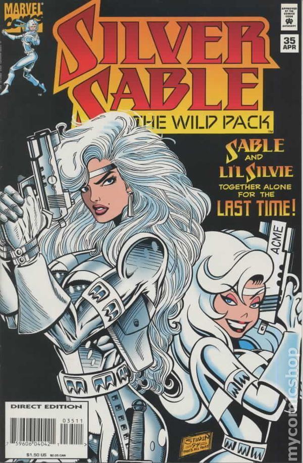 Silver Sable Silver Sable and the Wild Pack 1992 comic books