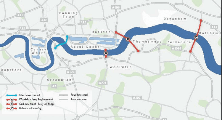 Silvertown Tunnel Plan to start 750m Thames Silvertown tunnel in 2017 Construction