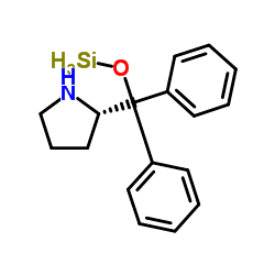Silyl ether Sdiphenylprolinol trimethyl silyl ether C17H21NOSi ChemSpider