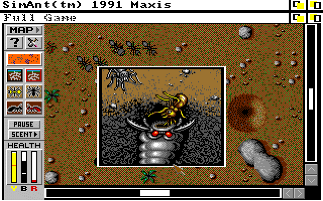 SimAnt SimAnt The Electronic Ant Colony Screenshots for Amiga MobyGames