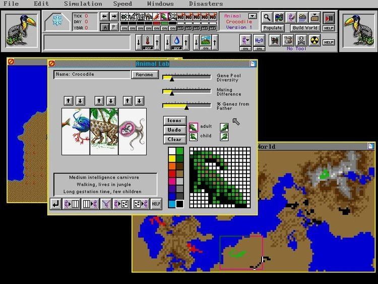 SimLife Download SimLife simulation retro game Abandonware DOS
