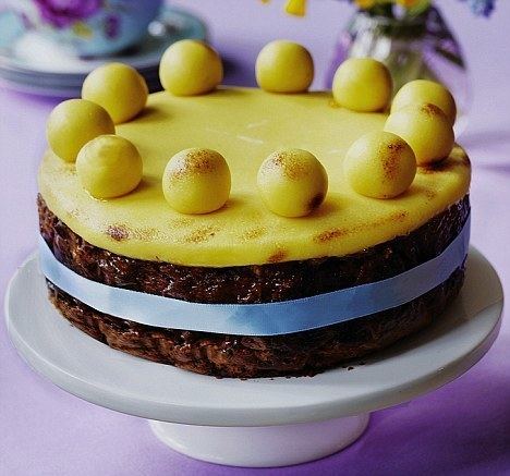 Simnel cake Recipe Traditional Easter simnel cake Daily Mail Online