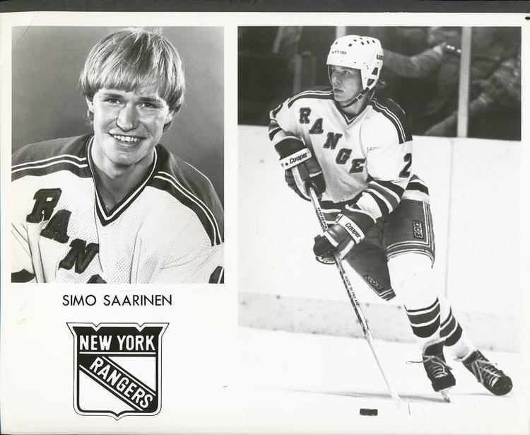 Simo Saarinen Simo Saarinen New York Rangers 198485 Finns in Hockey
