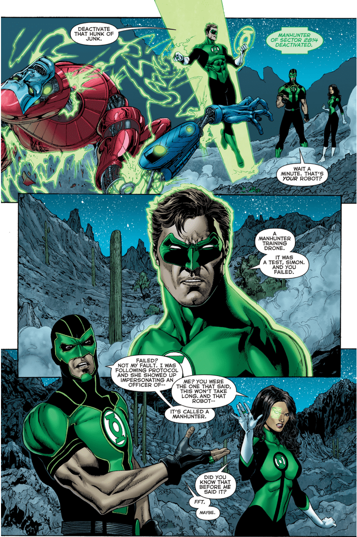 Simon Baz Green Lantern Hal Jordan39s Test To Simon Baz And Jessica Cruz