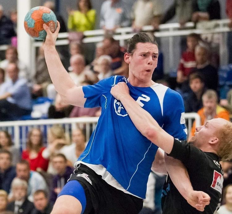 Simon Ernst Tsv Bayer Dormagen Handball Simon Ernst feiert ein