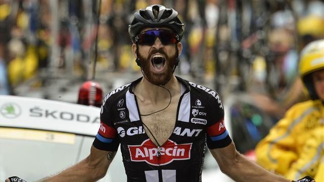 Simon Geschke Simon Geschke wins stage 17 at Pra Loup Chris Froome in control