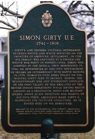 Simon Girty William Clark and the Notorious Simon Girty Frances