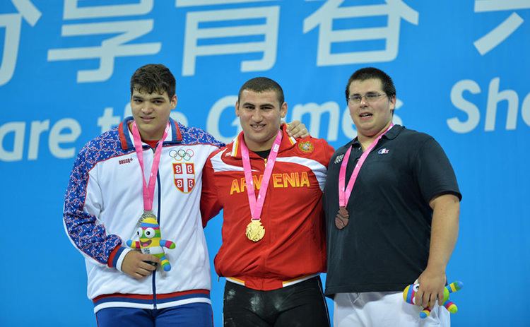 Simon Martirosyan Weightlifter Simon Martirosyan Wins Armenia39s 2nd Gold in Junior