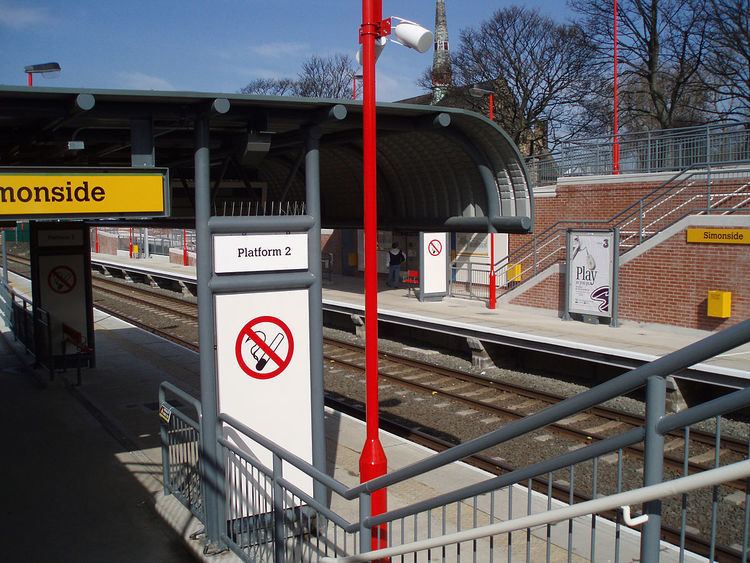 Simonside Metro station