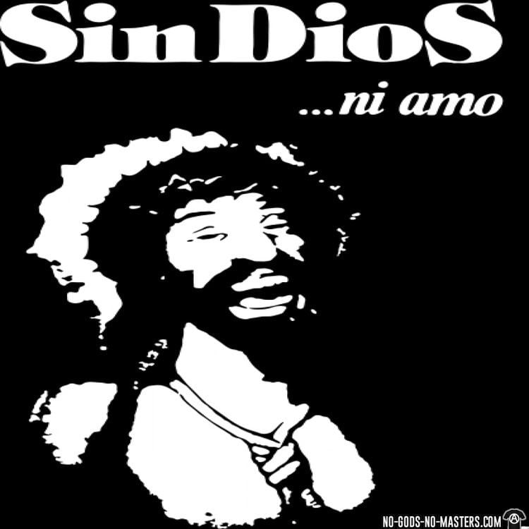Sin Dios SIN DIOS Bands tshirts NoGodsNoMasterscom