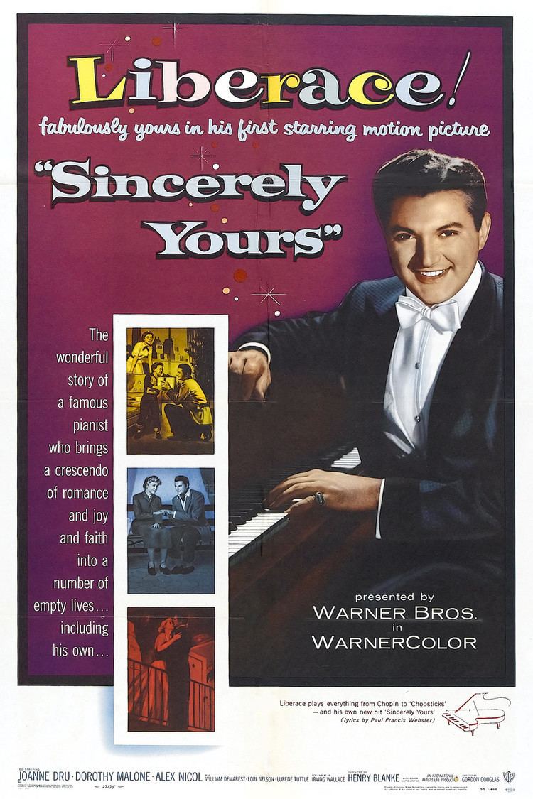 Sincerely Yours (film) wwwgstaticcomtvthumbmovieposters37045p37045