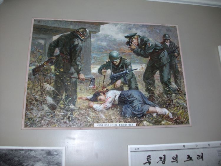 Sinchon Museum of American War Atrocities Illustration of American Brutality at Sinchon Museum of Am Flickr