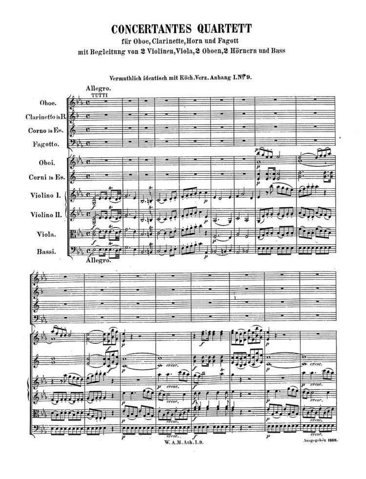 Sinfonia Concertante for Four Winds