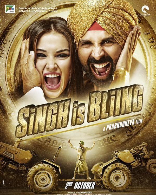 Singh Is Bliing Singh Is Bliing new posters No one can pull off bling like Akshay