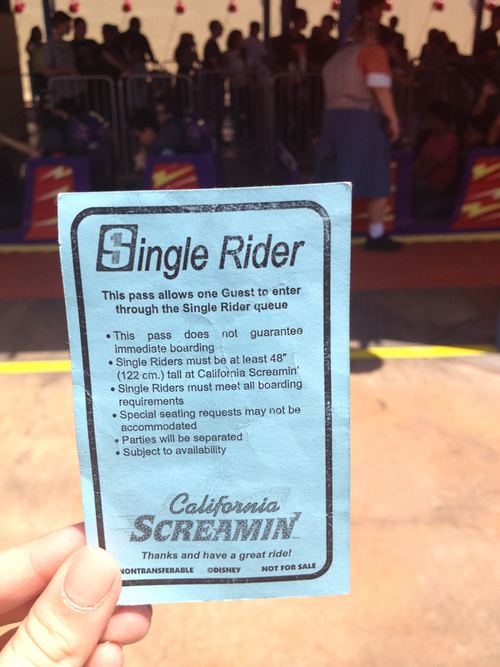 Single rider Using Disney Single Rider is Like Getting the Keys to the Kingdom