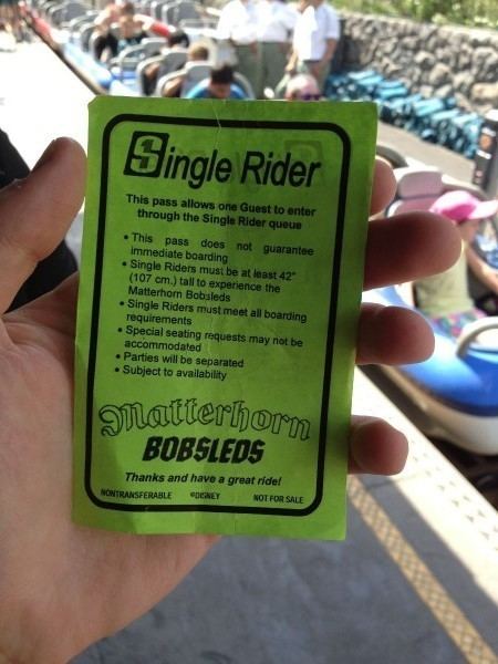 Single rider Disneyland amp Disney California Adventure Single Rider Lines