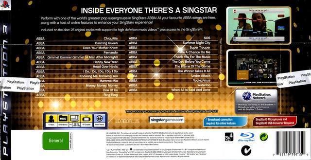 SingStar ABBA SingStar ABBA Box Shot for PlayStation 3 GameFAQs