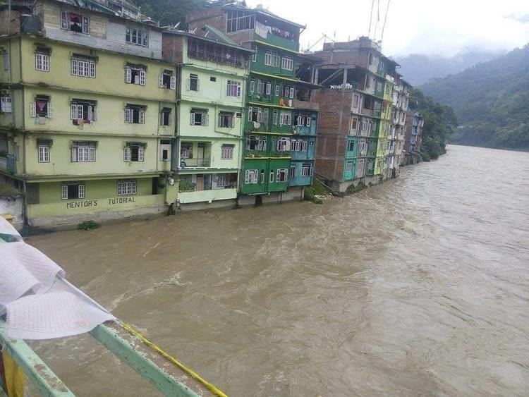 Singtam Water Level Rises In Singtam Sikkim Siliguri Times Siliguri