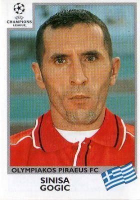 Siniša Gogić OLYMPIACOS Sinisa Gogic 187 PANINI 1999 2000 UEFA Champions League