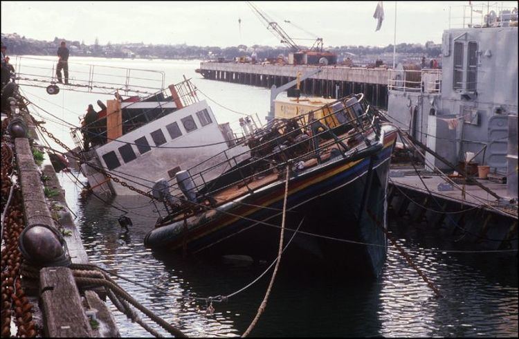 Sinking of the Rainbow Warrior French agent apologises for 1985 sinking of the Rainbow Warrior