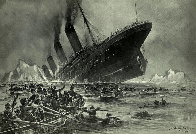 Sinking of the RMS Titanic httpsuploadwikimediaorgwikipediacommons66