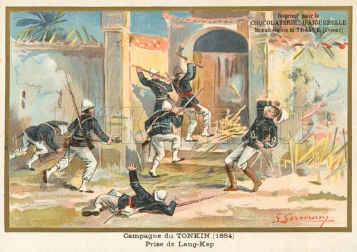 Sino-French War French soldiers capturing Kep Tonkin SinoFrench War 1884 Look