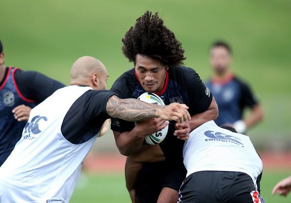 Sione Lousi Sione Lousi Photos New Zealand Warriors Training Session