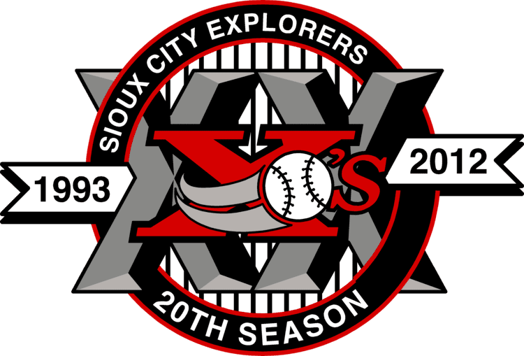 Sioux City Explorers Explorers Release 20th Anniversary Logo