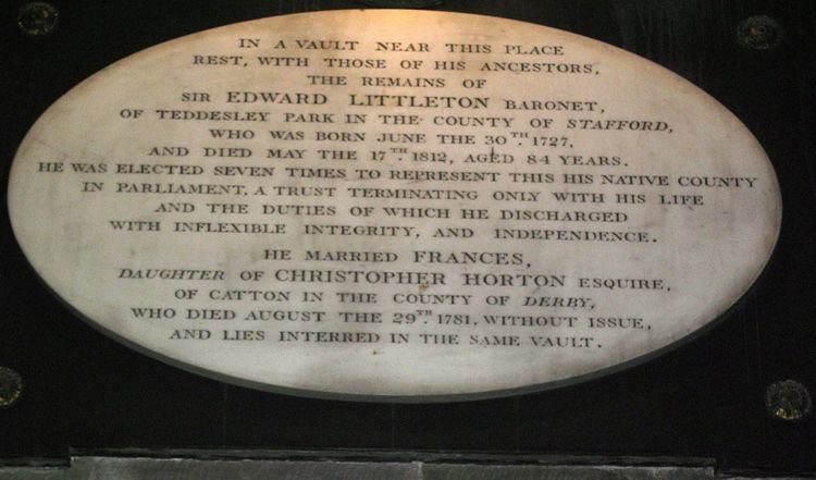 Sir Edward Littleton, 4th Baronet