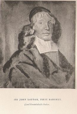 Sir John Lauder, 1st Baronet Sir John Lauder 1st Baronet Wikipedia