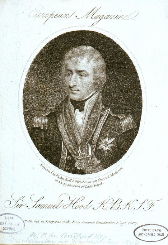 Sir Samuel Hood, 1st Baronet