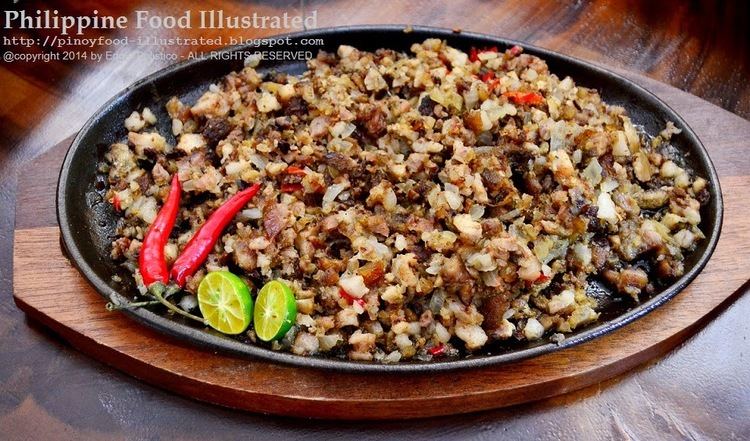 Sisig Philippines Illustrated The evolutions of Pinoy sisig and my food