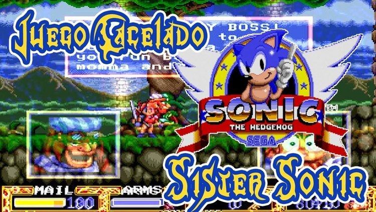 Sister Sonic Juego cancelado de Sonic Sister Sonic Mega CD El RPG de la