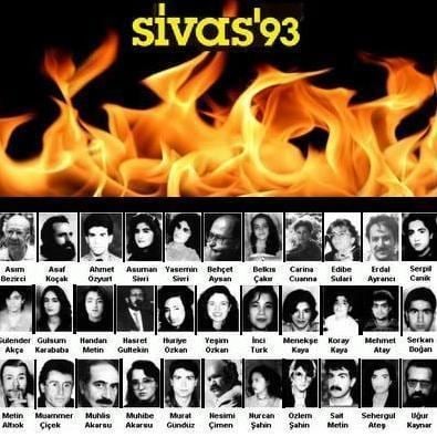 Sivas massacre SCISSION SHAME TURKEY TURNS ITS BACK ON SIVAS MASSACRE