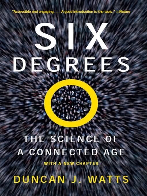 Six Degrees: The Science of a Connected Age t1gstaticcomimagesqtbnANd9GcRO5gO8B5raWqkrTj