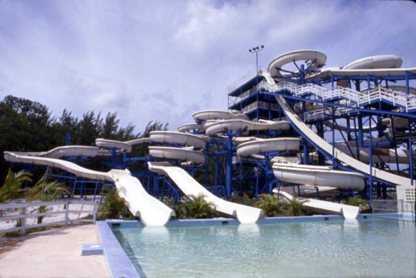 Six Flags Atlantis Florida Memory Water slide at the Six Flags Atlantis theme park in