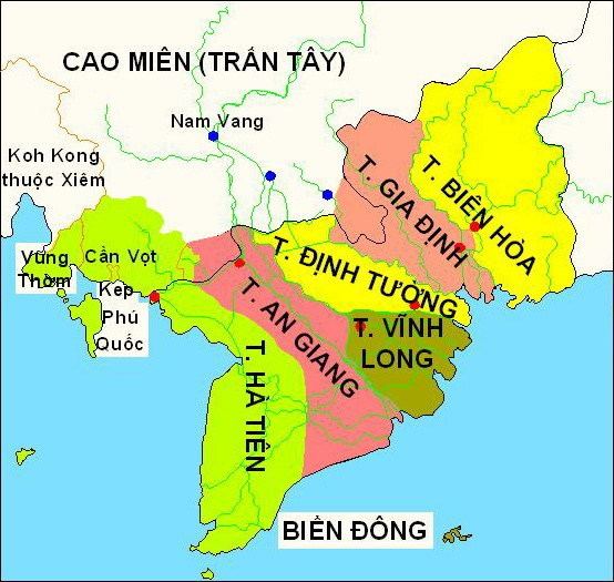 Six Provinces of Southern Vietnam