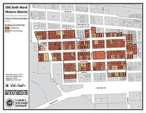 Sixth Ward, Houston City of Houston Historic Preservation Manual Historic District
